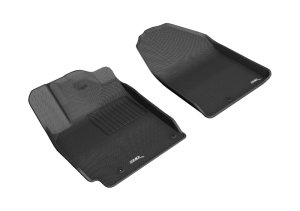 Hyundai Veloster Floor Mats - Front - 3D MAXpider - Kagu - Black - `19-`20